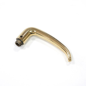 Bath Hardware Set Brass Wall Mounted Curved 25in Contemporary Design - Product Image 4