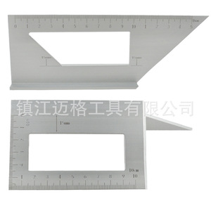 Aluminum Alloy Angle Ruler 90 Degree Right Angle <b>Scribing</b> <b>Tool</b> Metric Double-Sided Woodworking Measuring <b>Tool</b> - Product Image 5