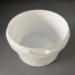 Nhà Máy Làm xáo trộn rõ ràng PP trắng 16 oz nhựa Ice-<span class=keywords><strong>cream</strong></span> <span class=keywords><strong>container</strong></span> làm xáo trộn Tek vỏ sò thực phẩm đưa ra ly có nắp đậy - Product Image 2