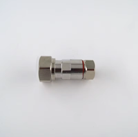 Connecteur mâle coaxial RF étanche pour câble d'antenne, à pince, 4.3/10, pour câble super flexible de 1/2 pouce