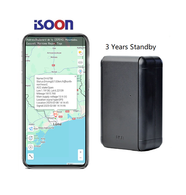 Mini Magnetic Wireless Vehicle Long Battery Life Car Disposable Gps Tracker 4g Long Life Battery with 3 Year Battery for Car
