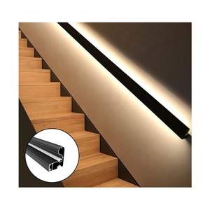 Perfil de Canal LED para Pasamanos, Iluminación de Escaleras ALP192, Extrusión de <span class=keywords><strong>Aluminio</strong></span> para Iluminación Interior de Paredes y Pisos - Product Image 1
