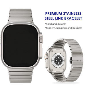 Bracelet Universel en Acier Inoxydable pour <span class=keywords><strong>Apple</strong></span> Samsung, Bracelets de Montre en Métal pour Montre Intelligente et Accessoires 44 mm 46 mm 49 mm - Product Image 2
