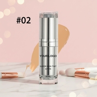Crème hydratante teintée légère sans logo en stock, 21 couleurs, protection SPF55