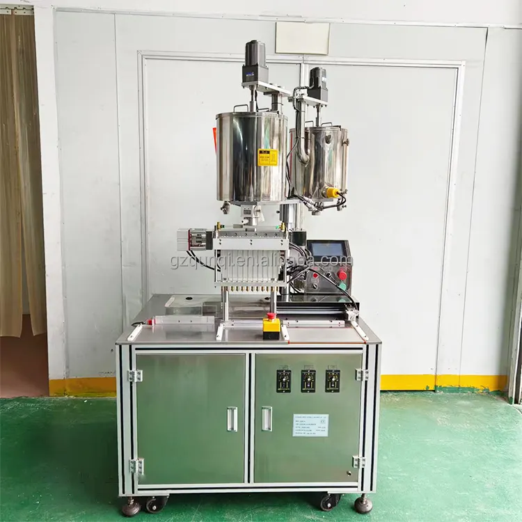 Lipstick Maker Semi Auto Filling Lipcream Cosmetic Machine Lip Stick Balm Gloss Production Line Automatic Lipsticks Filler