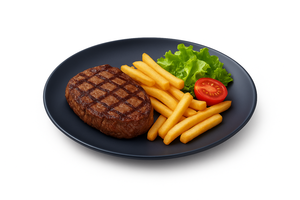 Giá nhà máy Đĩa salad phẳng melamine màu đen vân gỗ thân thiện với môi trường, tùy chỉnh, nhiều màu sắc, bán buôn - Product Image 3