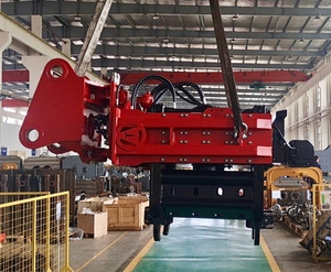 Martello Vibrante Montato su Escavatore ad Alta Efficienza 18-65T, 2300-3000m/min, per Installazione ed Estrazione di Palancole - Product Image 5