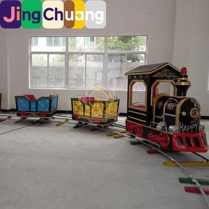Tren Pequeño de Dibujos Animados JingChuang, sin Rieles, para Turismo al Aire Libre, Construcción de Metal y Fibra de Vidrio, para Edades de 0 a 15 Años - Product Image 1