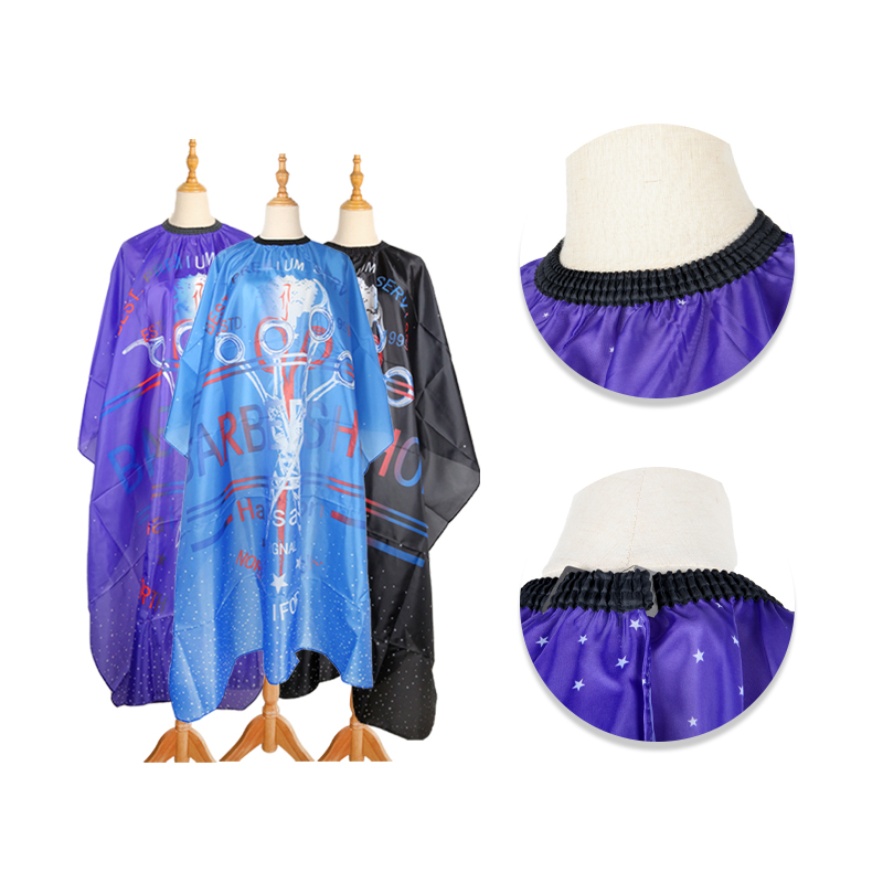 Фартук для парикмахерской с узором, тканевая одежда для стрижки волос, одноразовые салонные накидки, салонные фартуки