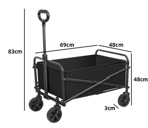 Carrito para Perros Grandes de Alta Resistencia: Plegable, de Gran Capacidad, Todoterreno, para Campamentos, Senderismo y Viajes en Auto - Product Image 2