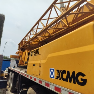 Grue mobile hydraulique XCMG QY50K 50 tonnes d'occasion, d'origine Chine, pour travaux de construction et levage. - Product Image 6