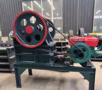 Concasseur à mâchoires personnalisable PE250x400 de conception professionnelle avec une forte force de broyage Sortie stable Diverses capacités de broyage