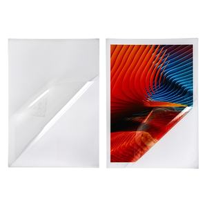 Inkjet terbaik dapat dicetak 8.5x11 inci ukuran A4 kertas stiker Inkjet vinil bening transparan tahan air - Product Image 3