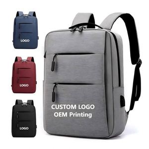 Sac à dos antivol durable pour ordinateur portable 15,6 pouces avec chargement USB, pochette pour ordinateur portable, logo et couleurs personnalisables pour les trajets professionnels (vente en gros) - Product Image 1