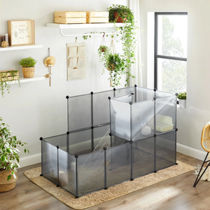 Recinto Pieghevole Premium in Acrilico Ecologico per Animali Domestici, Box per Cani e Cuccioli da Interno, Recinzione per Animali Domestici - Product Image 4