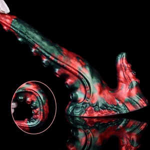 Factory Wholesale New Arrival Color Soft Liquid Silicone Suction Cup Octopus Tentacle Octopus <b>Dildo</b> Set - Product Image 3