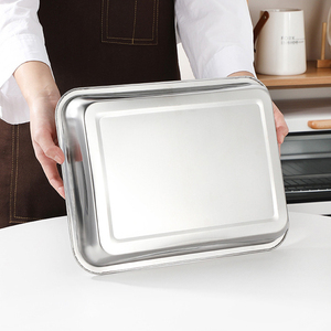 Hojas duraderas de acero inoxidable para hornear galletas, rollo de gelatina, bandeja para asar, tostadora, horno, bandeja para hornear, sartenes de goteo - Product Image 4