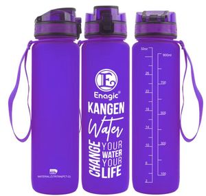 Bouteilles d'eau personnalisées sans BPA en Tritan de 1 litre (32 oz), résistantes aux chutes, sans résidus chimiques, bouteille d'eau Kangen - Product Image 2