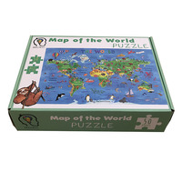 Rompecabezas de mapa del mundo