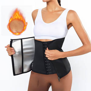 Costume <span class=keywords><strong>de</strong></span> sauna à vapeur dames ceinture d'entraînement taille entraîneur Fitness taille entraînement Corset contrôle abdominal taille élastique formateur - Product Image 1