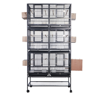 Jaula Grande Apilable Multicapa para Pájaros, Jaulas de Cría para Canarios, Jaula Móvil para Cría de Palomas y Loros en Oferta - Product Image 2