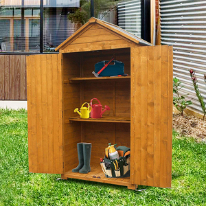 Caseta de Almacenamiento de Madera para Jardín de Gran Capacidad, Caseta de Almacenamiento de Madera para Patio Trasero - Product Image 3