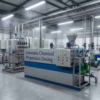 Machine de préparation, de dilution, de mélange, de maturation et de dosage automatique de produits chimiques en poudre personnalisable, système de dosage alcalin PAC PAM