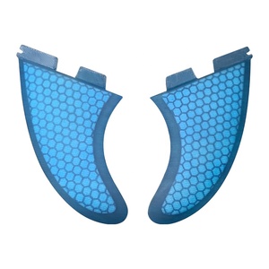 Aletas de Fibra de Vidrio de Alta Calidad a Precio de Fábrica, Aletas Dobles Reforzadas con Panal de Abeja para Tabla de Surf JF-060707 JF-060707 - Product Image 4