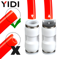 Raccord pneumatique YIDI BSP R à filetage mâle en laiton, connexion rapide en Y par compression, pour tubes PA/PU, 4-10 mm, 1,5 MPa max.