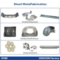 Pièces de fabrication OEM en aluminium plié, peintes par poudrage, pour pièces détachées automobiles, composants d'accessoires de voiture emboutis en profondeur