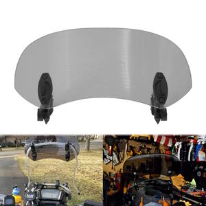 Déflecteur <span class=keywords><strong>de</strong></span> <span class=keywords><strong>pare</strong></span>-<span class=keywords><strong>brise</strong></span> <span class=keywords><strong>de</strong></span> <span class=keywords><strong>moto</strong></span> Fumée/Clair <span class=keywords><strong>Extension</strong></span> <span class=keywords><strong>de</strong></span> <span class=keywords><strong>pare</strong></span>-<span class=keywords><strong>brise</strong></span> réglable Universel pour KAWASAKI pour Honda pour BMW pour Harley - Product Image 6