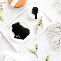 Witty – outil de grattage en pierre Bian Sibin naturelle Gua Sha pour Massage du visage et du corps, logo et boîte personnalisés pour soins du visage