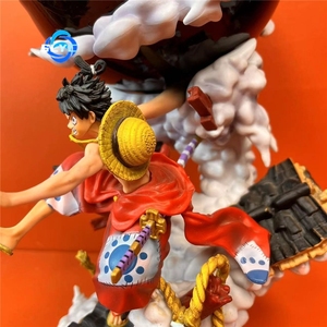 <span class=keywords><strong>One</strong></span> Pieced: <span class=keywords><strong>Wano</strong></span> Country GK F3 Kimono Third Gear Luffy <span class=keywords><strong>Figurine</strong></span> Electroplated Color Model Ornament - Product Image 2