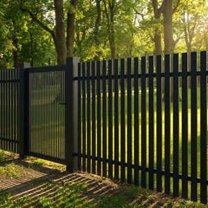 Paneles de Cerca de Jardín Personalizables con Recubrimiento de Polvo de Aluminio de Diseño Moderno - Duraderos, Ecológicos y Económicos - Product Image 1