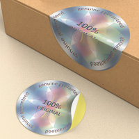 Rouleau de vérification superposition auto-adhésif gravé au laser numéro vinyle Code personnalisé inviolable étiquette holographique évidente pour l'emballage