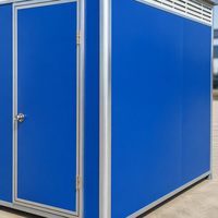 Toilettes mobiles en plastique pour chantier, salles de douche temporaires, toilettes publiques sèches, sanitaires extérieurs