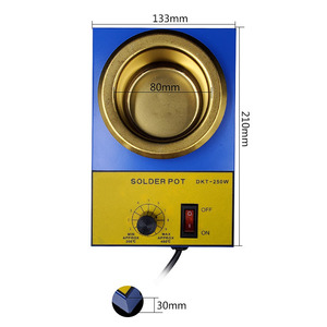 Four à souder DKT-250W 250W à température réglable pour la réparation de cartes de circuits imprimés - Product Image 2