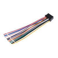 Adaptateur de câble de connecteur de faisceau de câbles d'alimentation de haut-parleur stéréo de radio de voiture à 16 broches pour Alpine CDA-9887