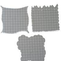Lot de 3 pochoirs de dessin DIY 5,8 x 5,8 pouces pour la peinture