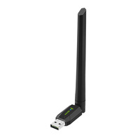 Carte réseau USB sans fil Wifi 6 CE FCC ROHS sans pilote, antenne externe, récepteur émetteur Wifi pour PC portable AX286Mbps