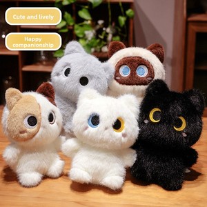 Peluche <span class=keywords><strong>chaton</strong></span> mignon et tendance, rembourrée en coton PP, jouet doux pour filles et enfants, compagnon de bureau, cadeau idéal - Product Image 4