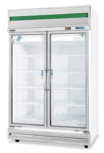 Commercial Double <strong>Glass</strong> Door Cooler Vertical Upright Refrigerator Coke Drink Beverage Display Fridge Showcase for <strong>Cocacola</strong> - Product Image 3