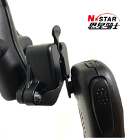 Récepteur universel support de talkie-walkie voiture avec boule camion moto support de téléphone pour support de microphone à main