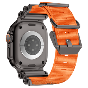Cinturino traspirante in <span class=keywords><strong>nylon</strong></span> Eraysun con fibbia in metallo per <span class=keywords><strong>Apple</strong></span> <span class=keywords><strong>Watch</strong></span>, cinturino per smartwatch - Product Image 4