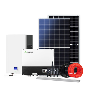 Système de générateur solaire domestique 20kW/50kW, batterie lithium-ion (LiFePO4) MPPT, panneaux en silicium polycristallin, sortie 220/380V - Product Image 4
