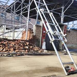 Mini-grue de levage portable pour matériaux de construction 2m-6m, treuil de sécurité, petit élévateur de plateforme, élévateur de système solaire, élévateur à échelle - Product Image 1