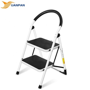 Inodoro escaleras alta calidad chico 2 escalones jaula de seguridad plegable ático escaleras <span class=keywords><strong>silla</strong></span> con pasamanos - Product Image 2