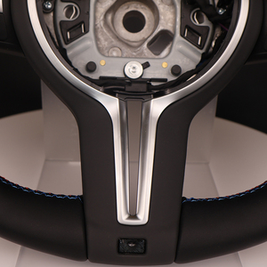Volant sport personnalisé en cuir Alcantara avec palettes de changement de vitesse pour BMW G20 G30 G05 M3 M4, bleu, anneau à 12 heures, style racing - Product Image 6