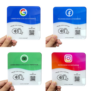 Expositor de tarjetas NFC Xinchengda de 120x190x1.8mm con chip de lectura y escritura para mostradores de tiendas, bares y hoteles - Product Image 5
