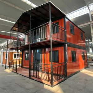 Casa Contenedor Modular de Acero Prefabricada, Móvil, de Lujo, Duradera, de 2 Pisos, Expandible, para Vivienda, Hotel, Apartamento, Oficina - Product Image 1
